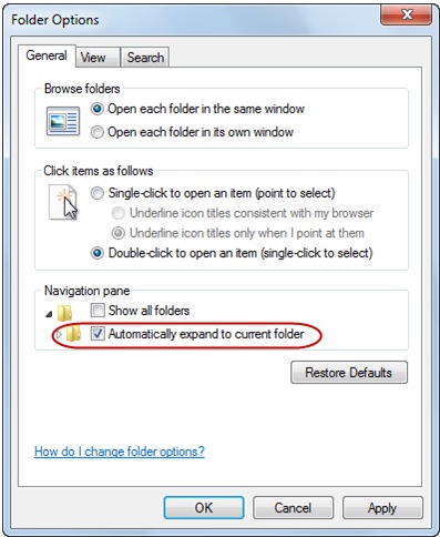 download Default Folder